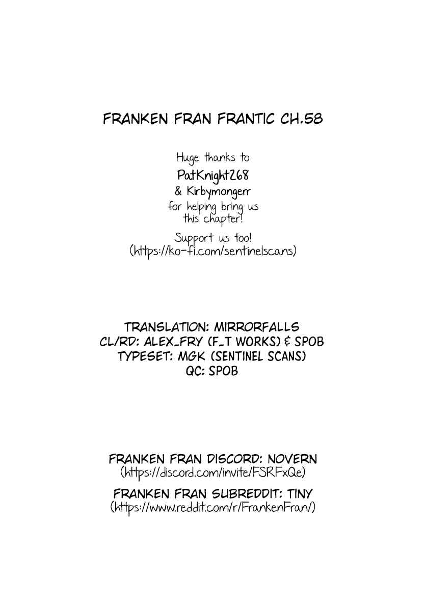 Page 23 Chapter 58 Franken Fran Frantic