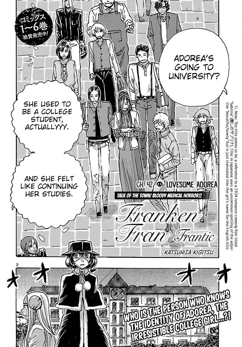 Page 2 Chapter 42 Franken Fran Frantic