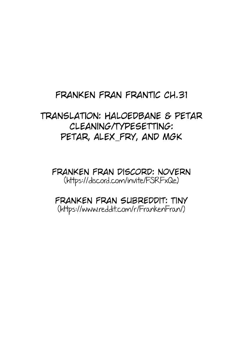 Page 25 Chapter 31 Franken Fran Frantic
