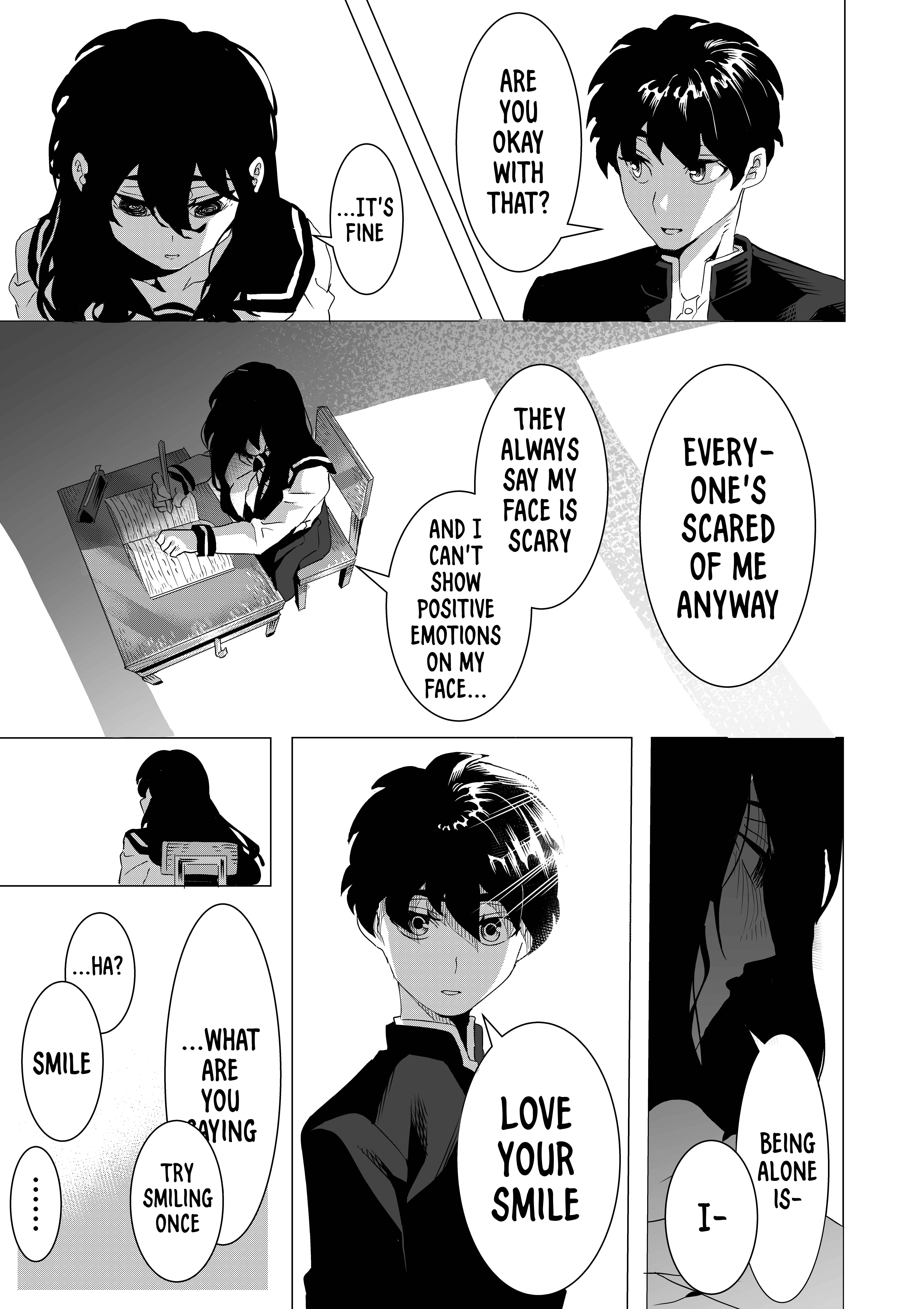 Page 3 Chapter 1 A Story About a Creepy Girls Smile