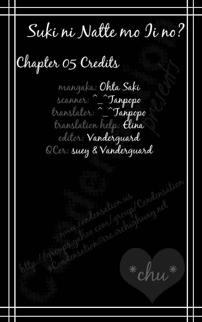 Page 3 Chapter 5 Suki ni Natte mo Ii no?
