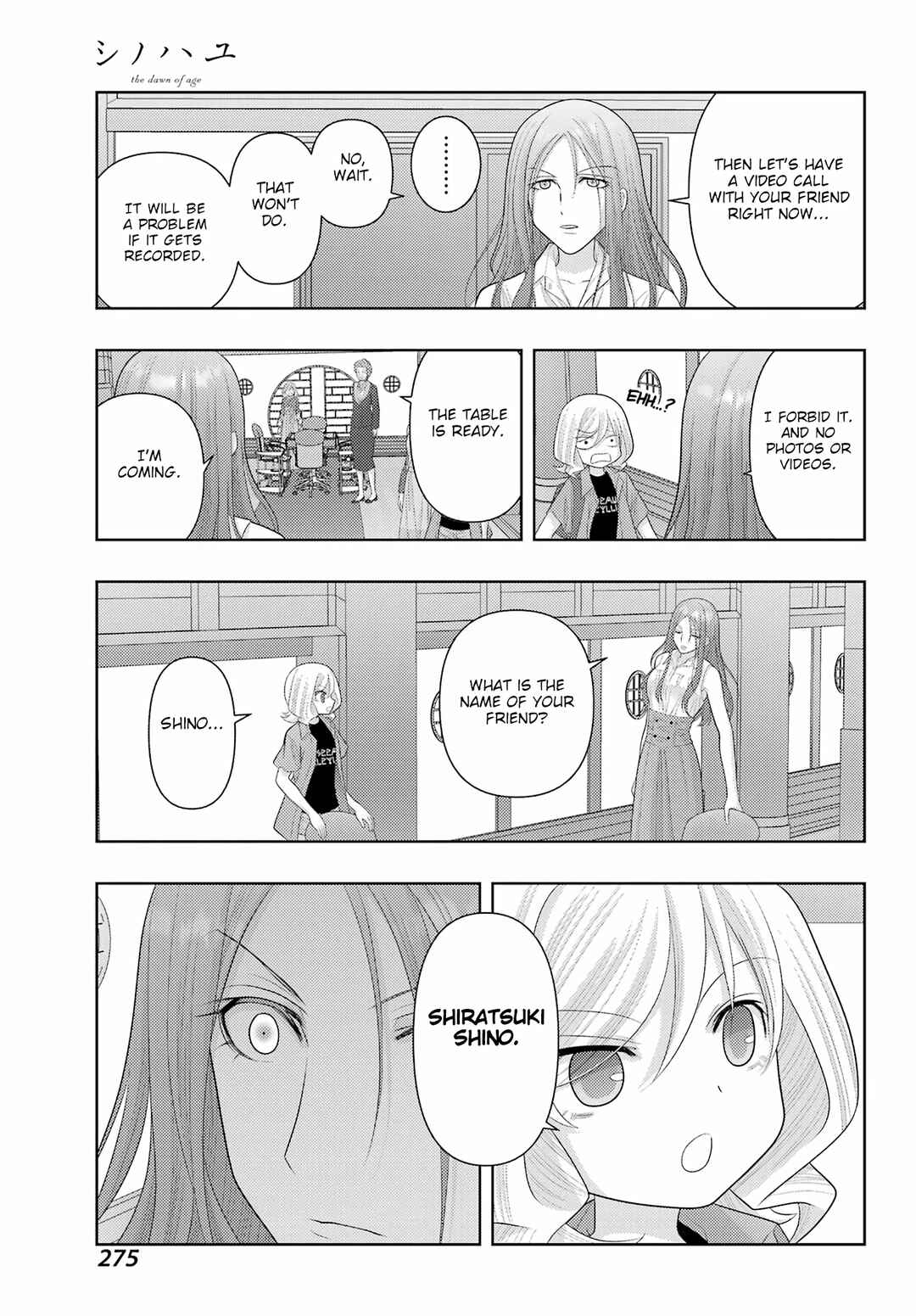 Page 8 Chapter 111 Shinohayu - The Dawn of Age