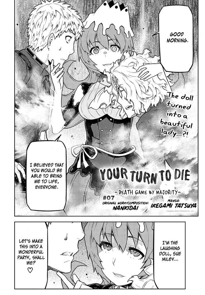 Page 3 Chapter 7 Your Turn to Die: Majority Vote Death Game