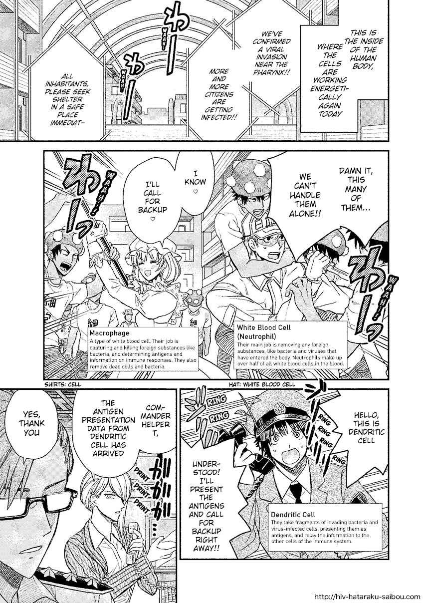 Page 4 Chapter Unknown_0f51 Hataraku Saibou HIV Special Edition