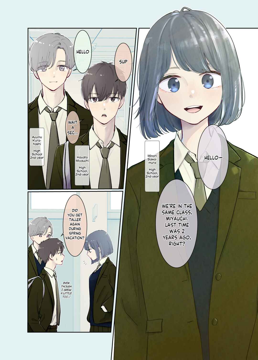 Page 1 Chapter 4 3-Gumi no Osananajimi