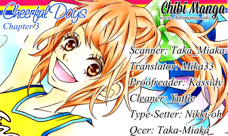 Page 1 Chapter 3 Cheerful Days