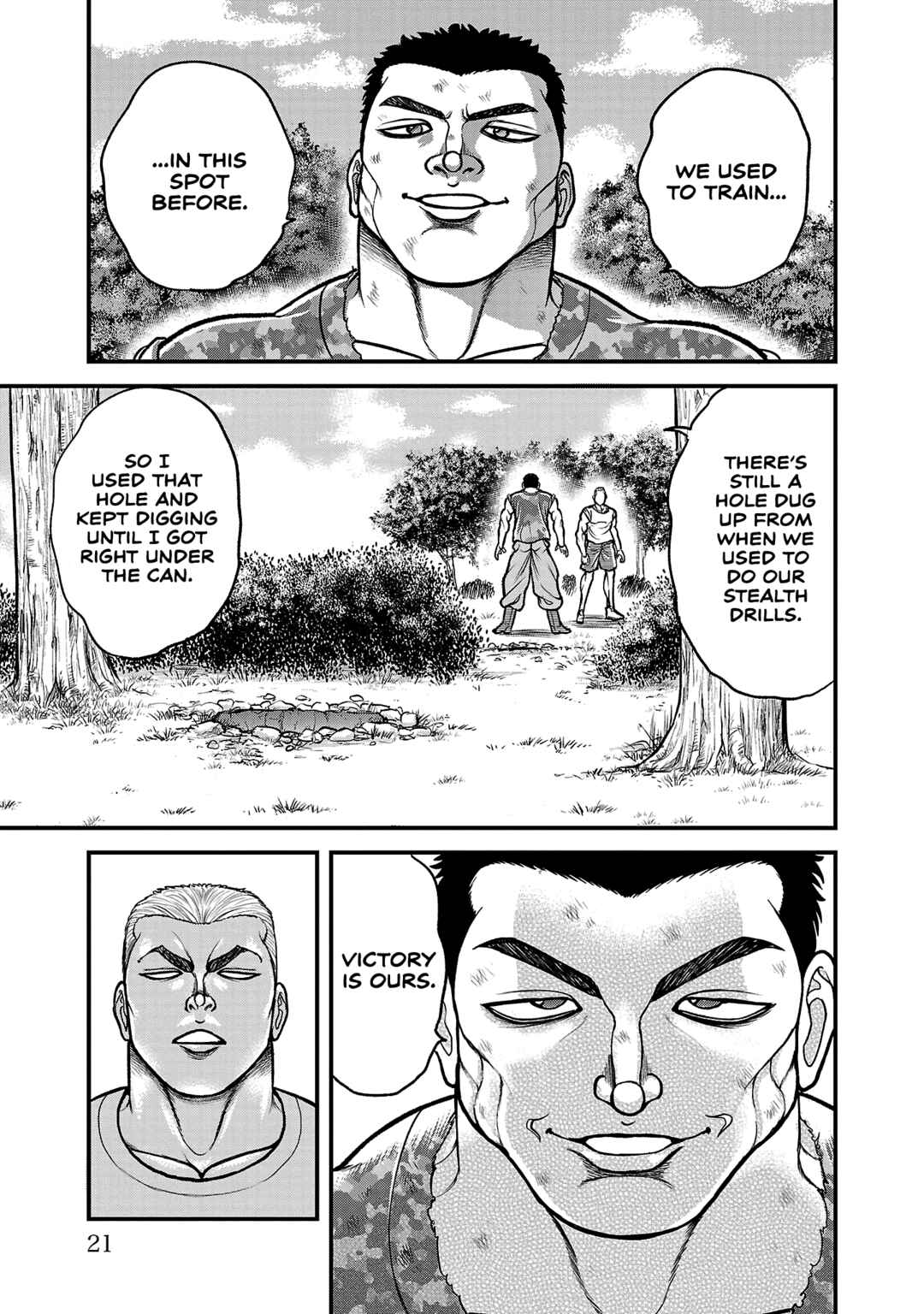 Page 22 Chapter 17 Baki Gaiden: Gaia & Sikorsky - Sometimes Nomura—Two yet Three People Living Together