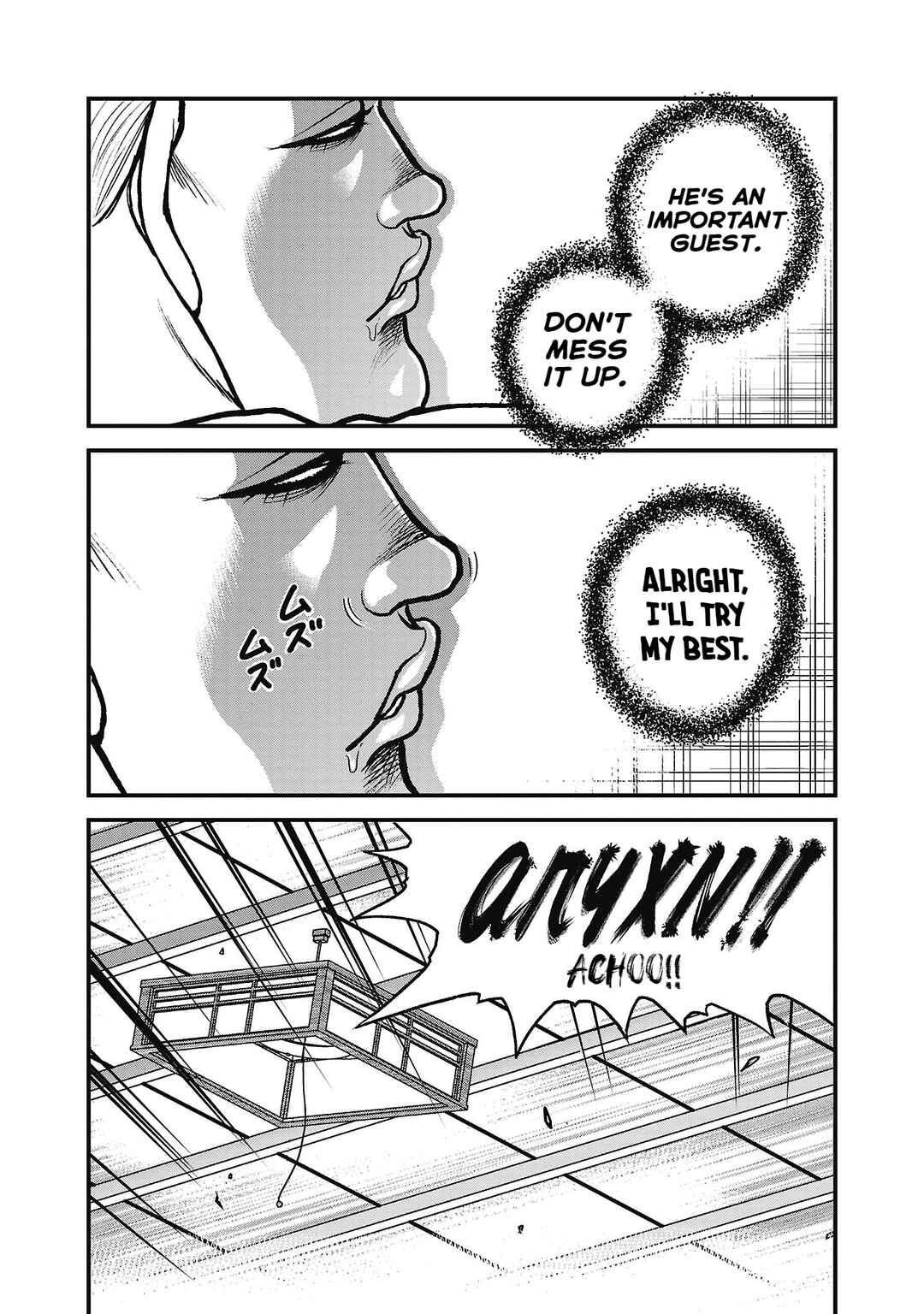 Page 4 Chapter 7 Baki Gaiden: Gaia & Sikorsky - Sometimes Nomura—Two yet Three People Living Together