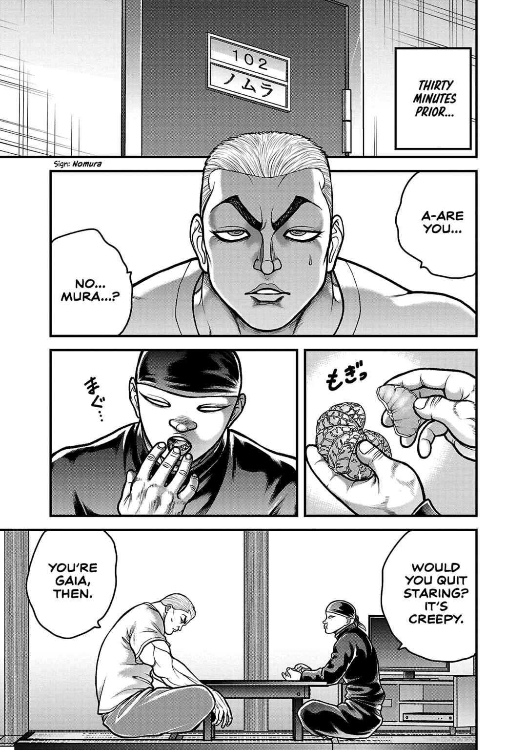 Page 8 Chapter 9 Baki Gaiden: Gaia & Sikorsky - Sometimes Nomura—Two yet Three People Living Together