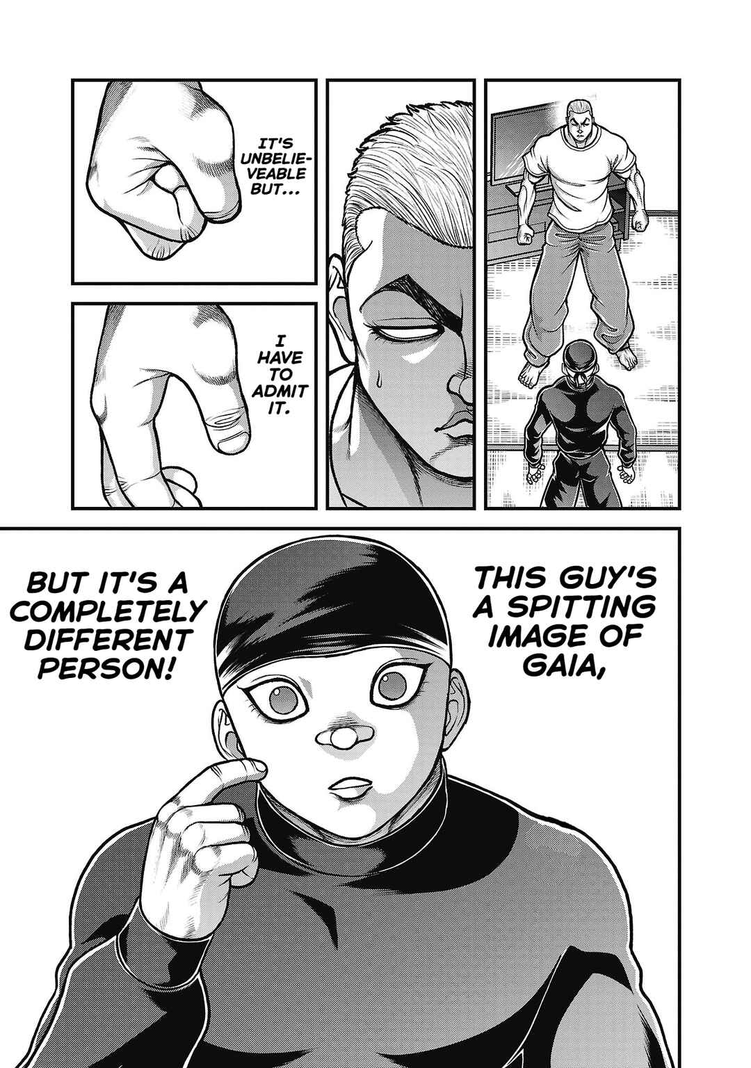 Page 4 Chapter 8 Baki Gaiden: Gaia & Sikorsky - Sometimes Nomura—Two yet Three People Living Together