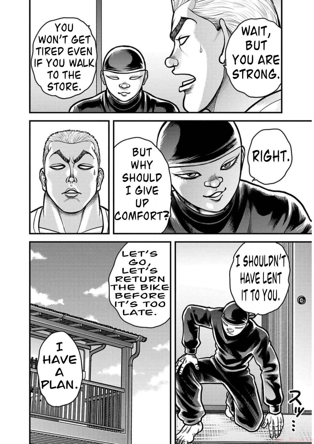 Page 8 Chapter 12 Baki Gaiden: Gaia & Sikorsky - Sometimes Nomura—Two yet Three People Living Together