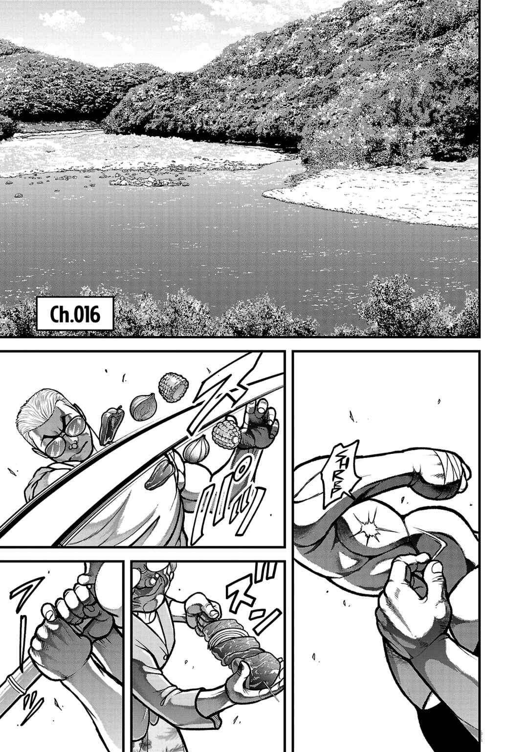 Page 1 Chapter 16 Baki Gaiden: Gaia & Sikorsky - Sometimes Nomura—Two yet Three People Living Together