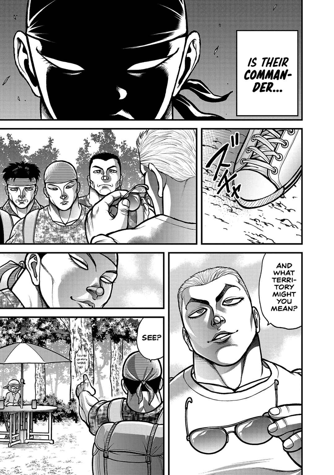 Page 10 Chapter 16 Baki Gaiden: Gaia & Sikorsky - Sometimes Nomura—Two yet Three People Living Together