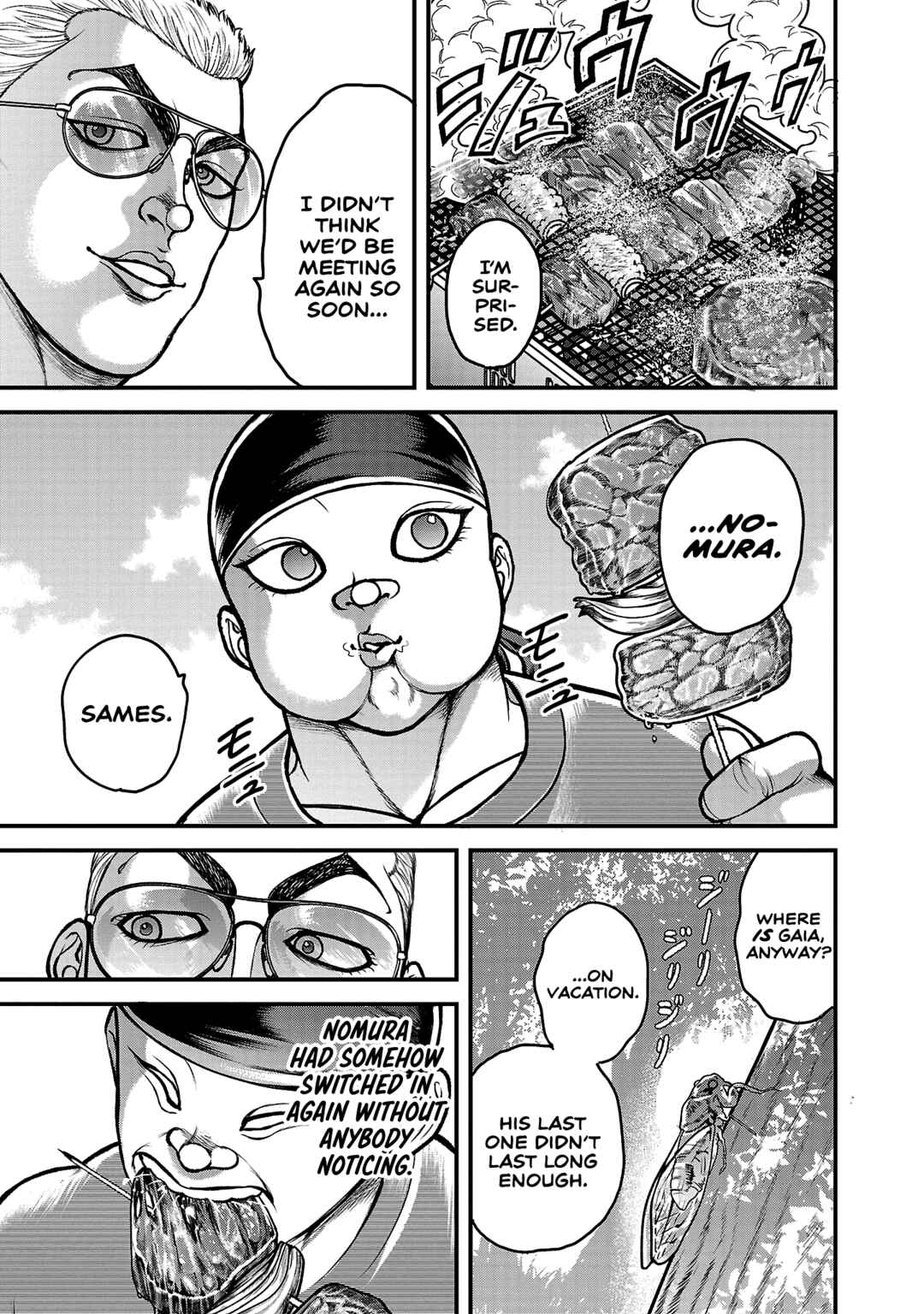 Page 3 Chapter 16 Baki Gaiden: Gaia & Sikorsky - Sometimes Nomura—Two yet Three People Living Together