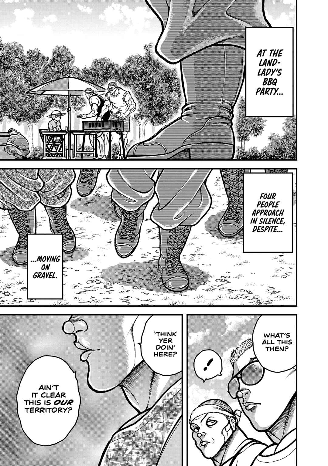Page 7 Chapter 16 Baki Gaiden: Gaia & Sikorsky - Sometimes Nomura—Two yet Three People Living Together