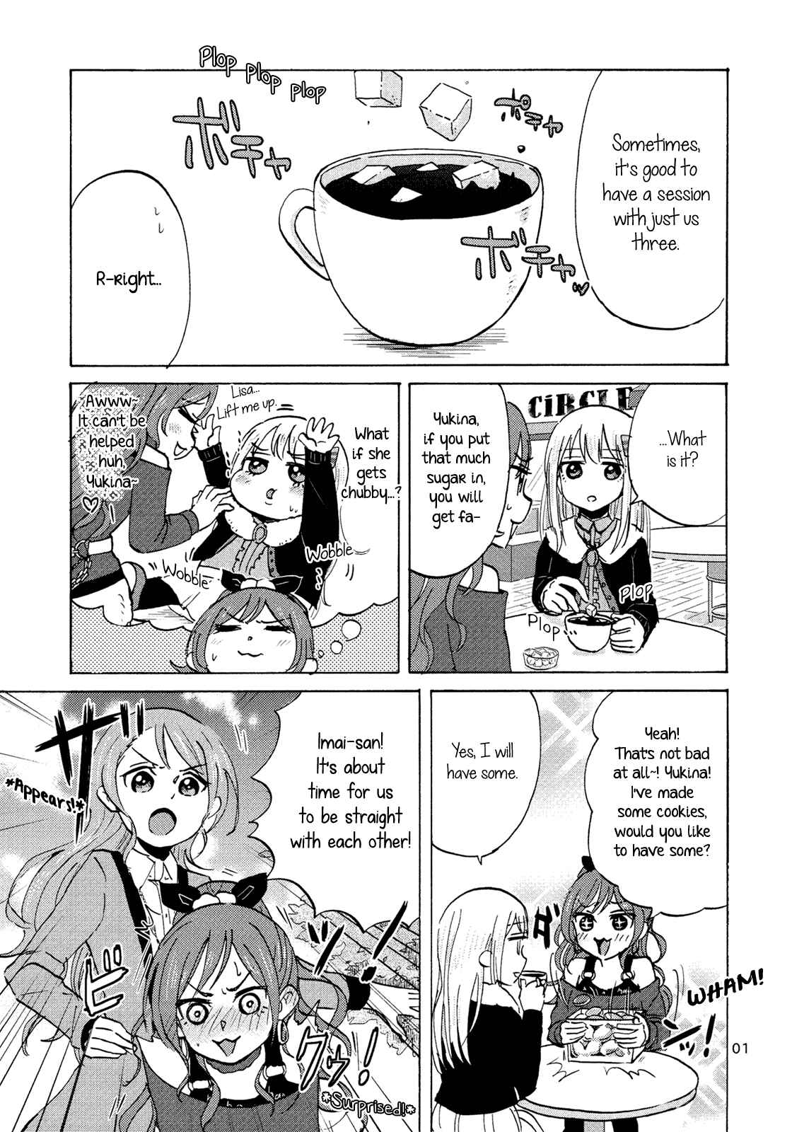 Page 4 Chapter Unknown_fca1 BanG Dream! - PASSION-ATE COOKIE BATTLE (Doujinshi)
