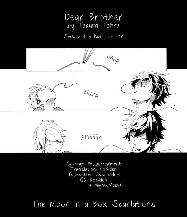 Page 12 Chapter 1.5 Haikei, Niisan-sama