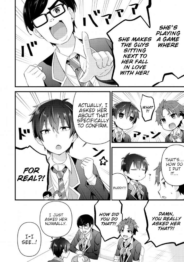 Page 12 Chapter 4 Tonari no Seki ni Natta Bishoujo ga Horesaseyou to Karakattekuru ga Itsunomanika Kaeriuchi ni Shiteita