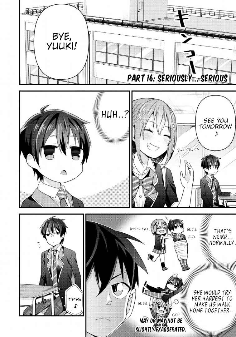 Page 16 Chapter 4 Tonari no Seki ni Natta Bishoujo ga Horesaseyou to Karakattekuru ga Itsunomanika Kaeriuchi ni Shiteita