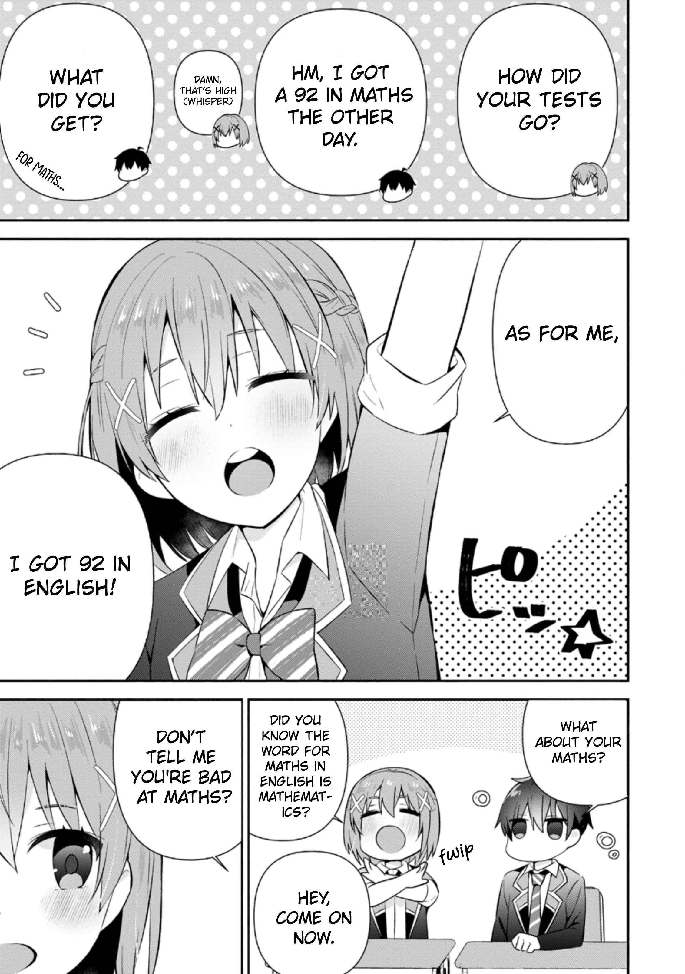Page 8 Chapter 11 Tonari no Seki ni Natta Bishoujo ga Horesaseyou to Karakattekuru ga Itsunomanika Kaeriuchi ni Shiteita
