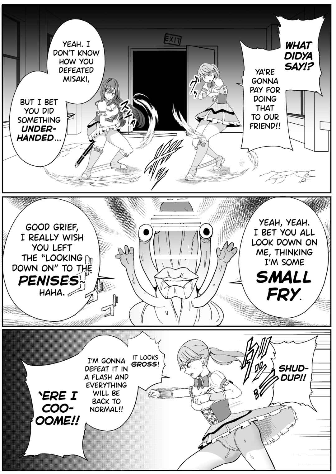 Page 15 Chapter Unknown_4c52 Chinpo ni Kiseisare Kintama ni Jinkaku o Utsusareta Mahou Shoujo