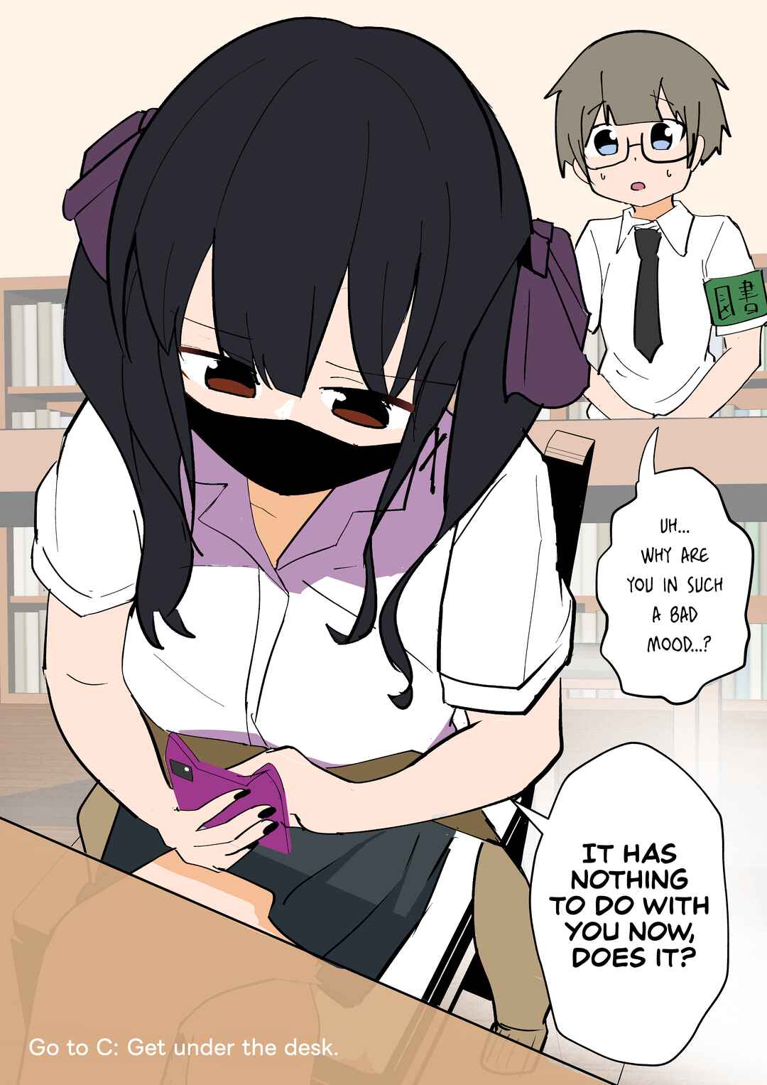 Page 1 Chapter 1.1 The Landmine-Type Senpai Who Gradually Develops a Liking for Younger People