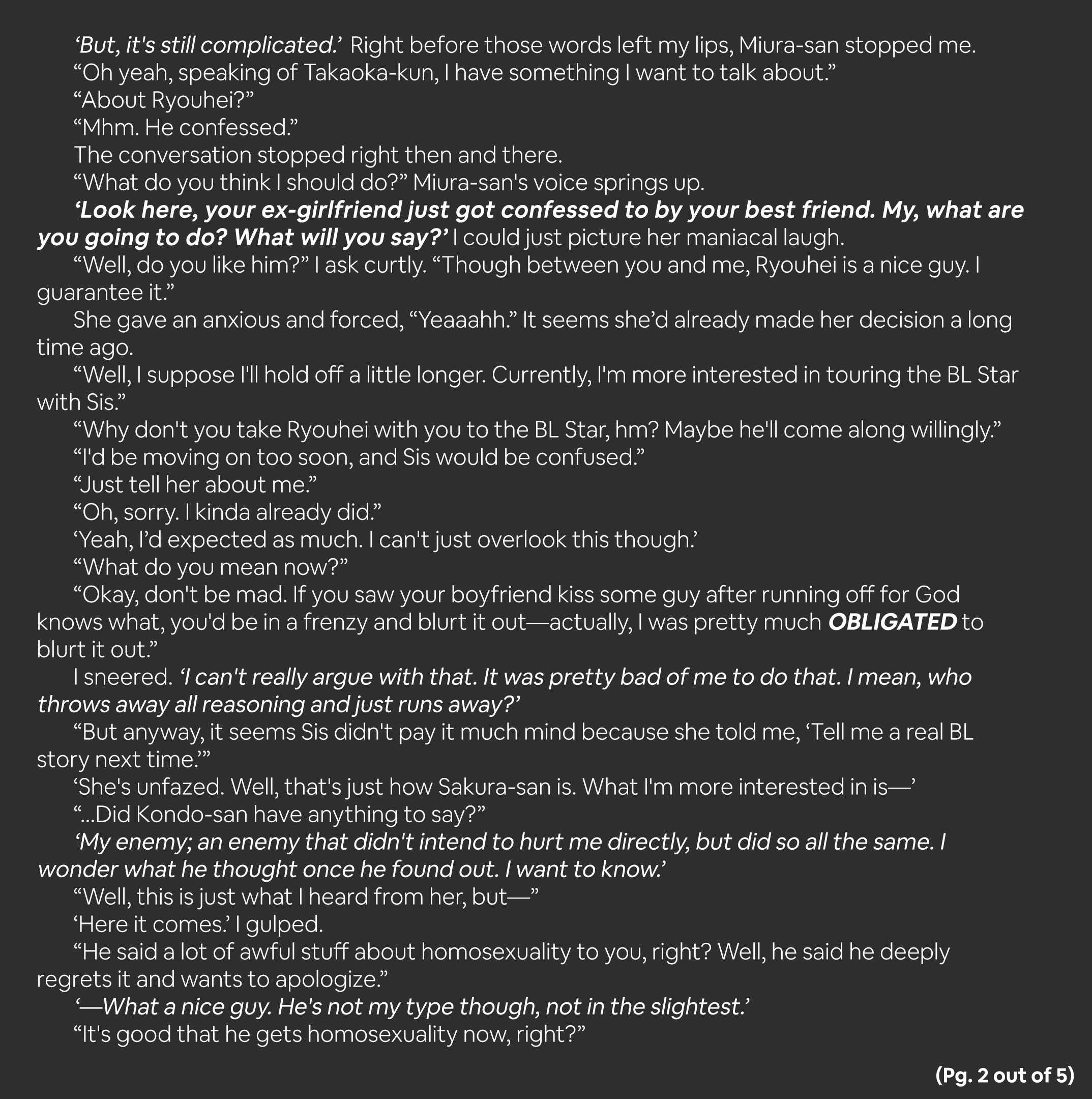 Page 47 Chapter 13 She Likes Gays, but Not Me