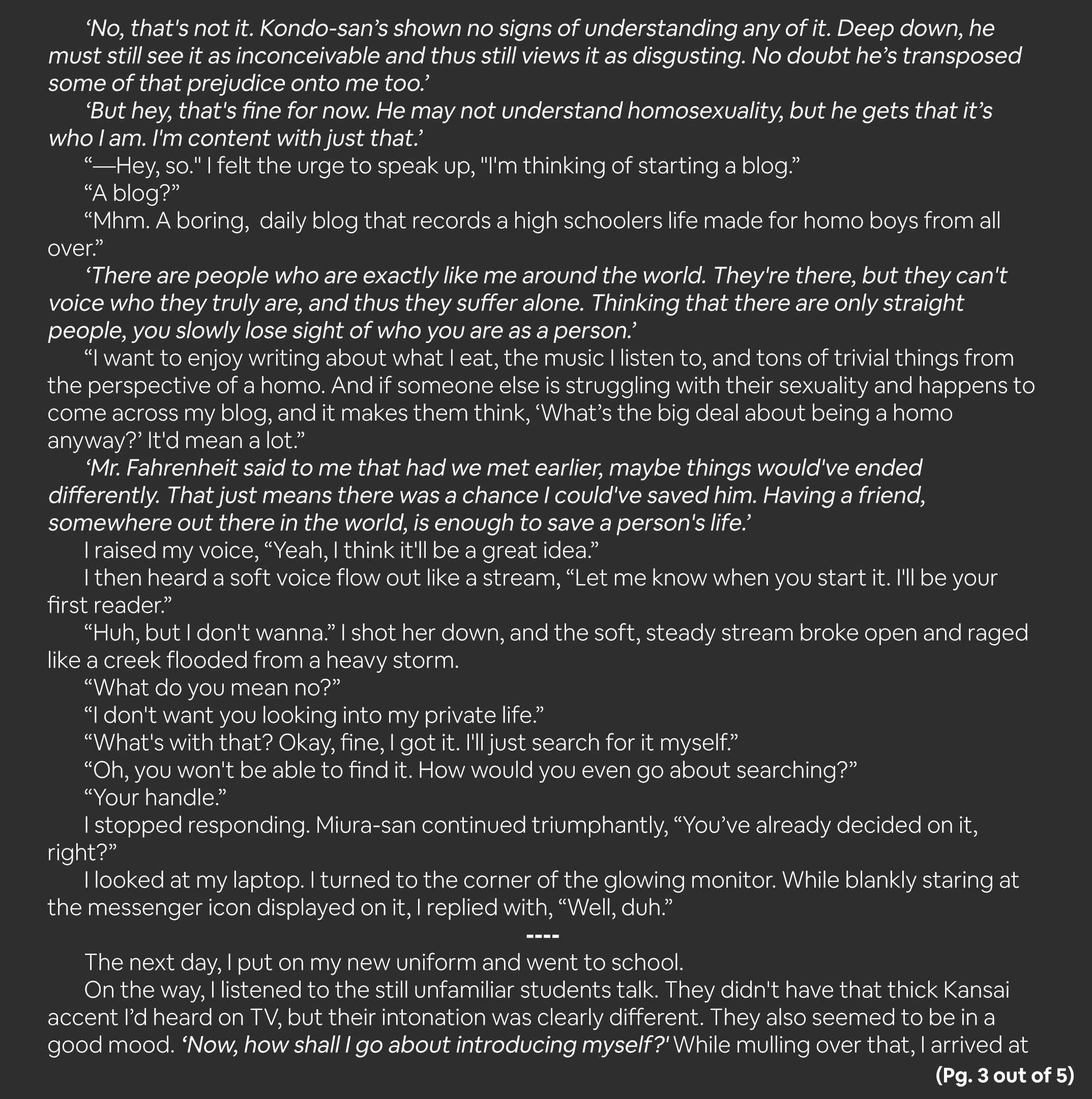 Page 48 Chapter 13 She Likes Gays, but Not Me