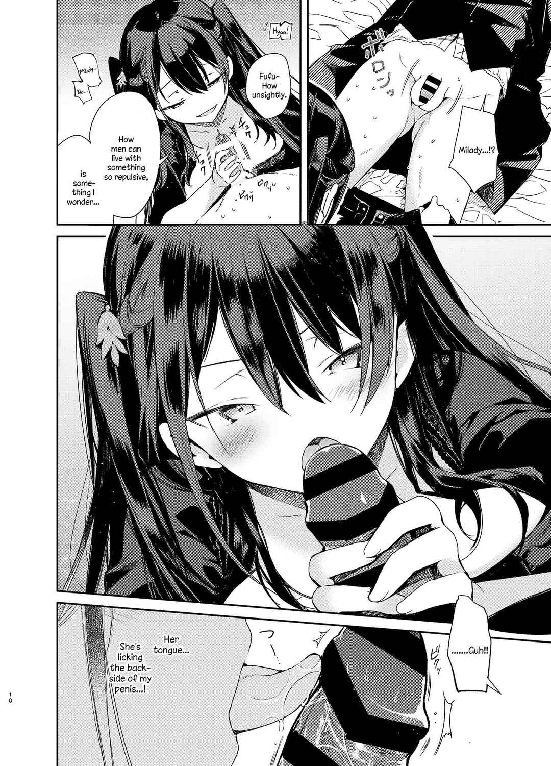 Page 10 Chapter Unknown_70ba Takabisha Kyonyuu Ojou-sama to Himitsu no Ecchi
