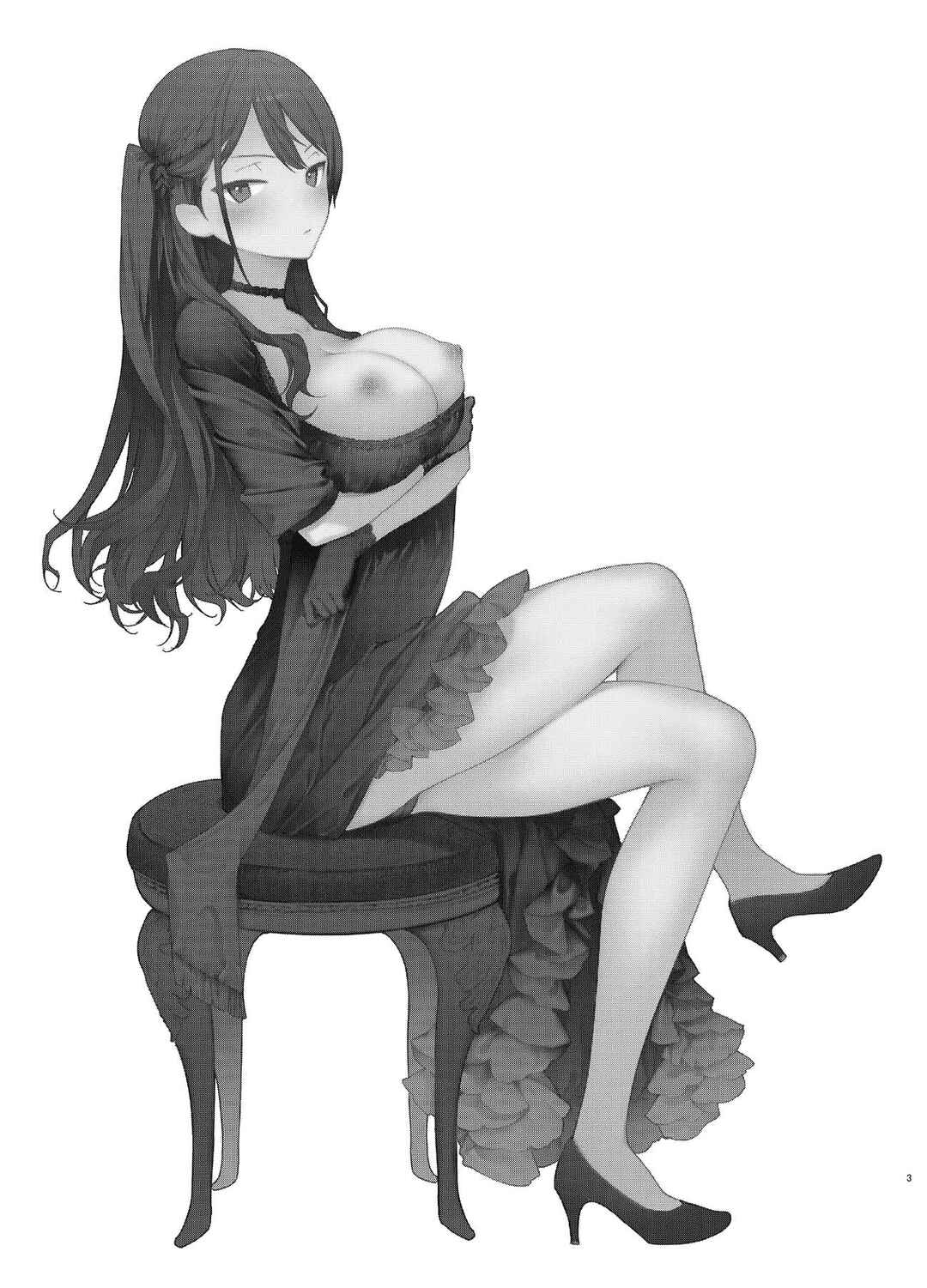 Page 3 Chapter Unknown_70ba Takabisha Kyonyuu Ojou-sama to Himitsu no Ecchi