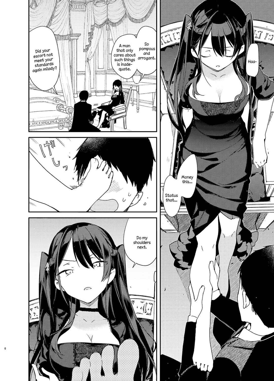 Page 6 Chapter Unknown_70ba Takabisha Kyonyuu Ojou-sama to Himitsu no Ecchi
