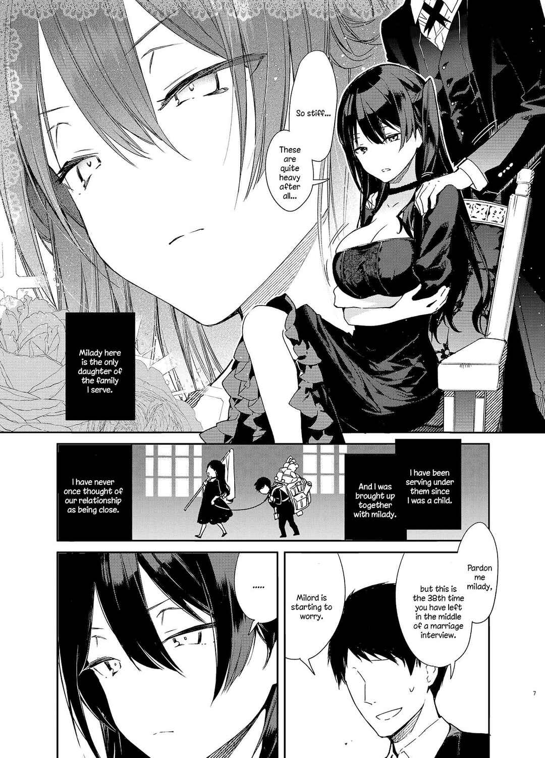Page 7 Chapter Unknown_70ba Takabisha Kyonyuu Ojou-sama to Himitsu no Ecchi