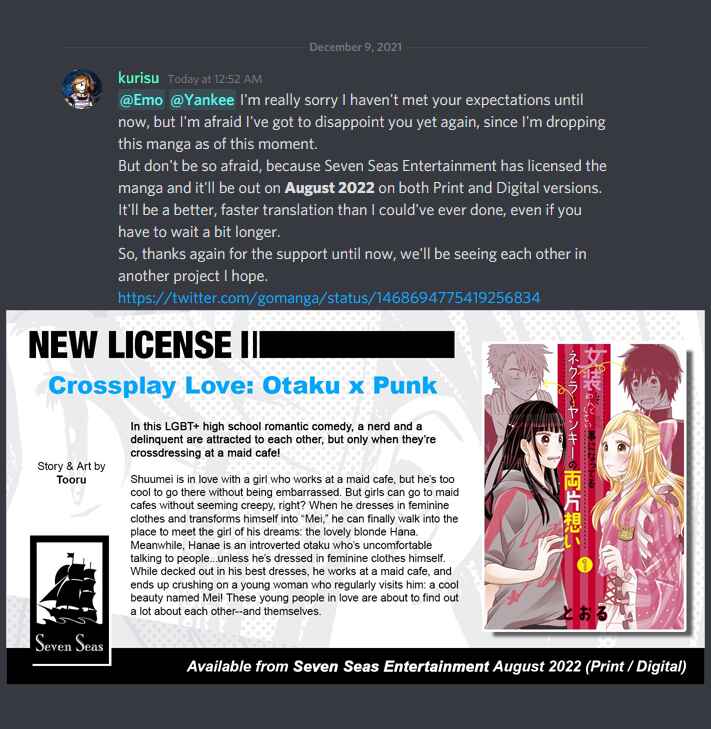 Page 12 Chapter 7 Crossplay Love: Otaku x Punk