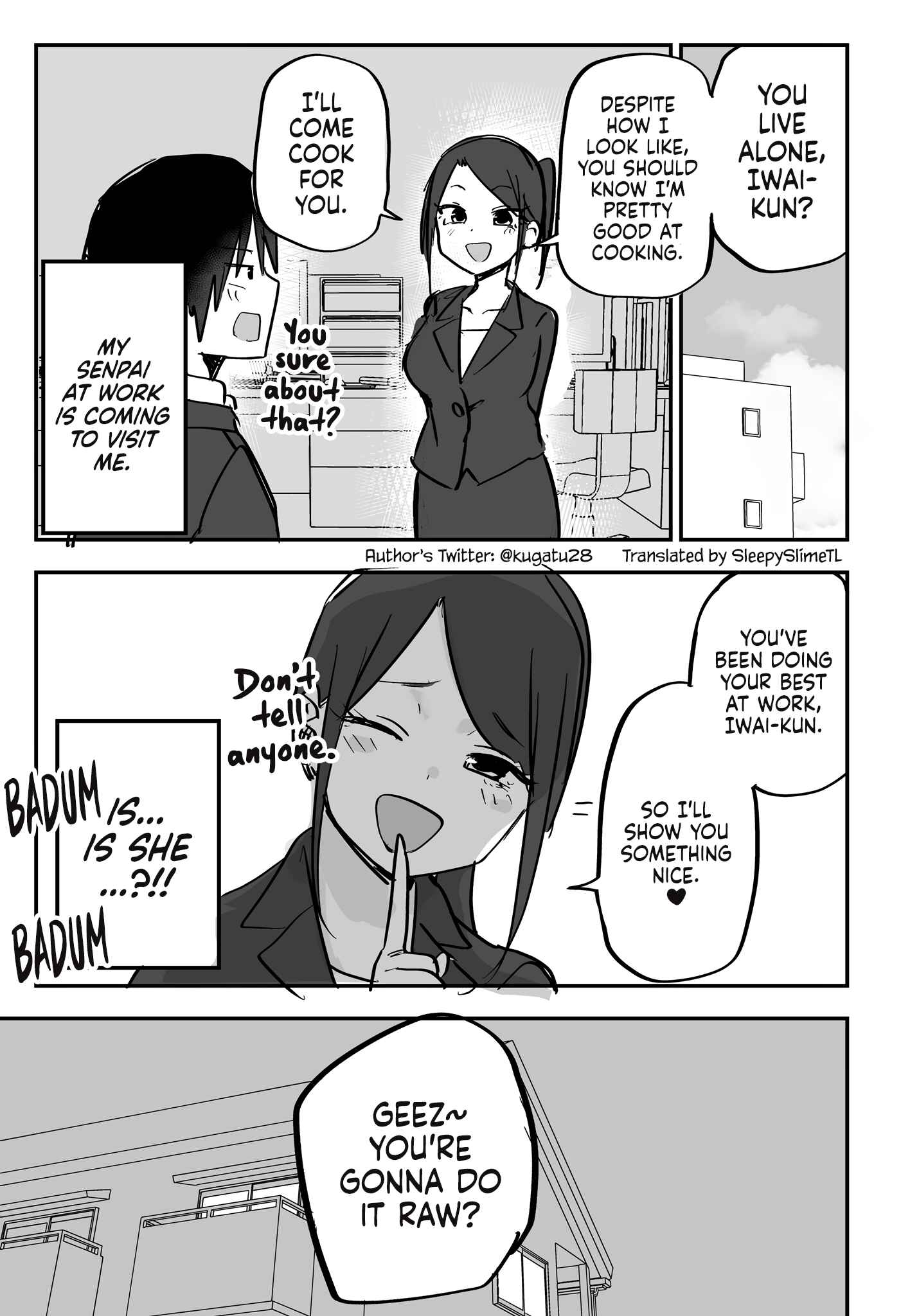 Page 1 Chapter Unknown_bf9e Shokuba no Senpai ga Uchi ni Asobi ni Kuru