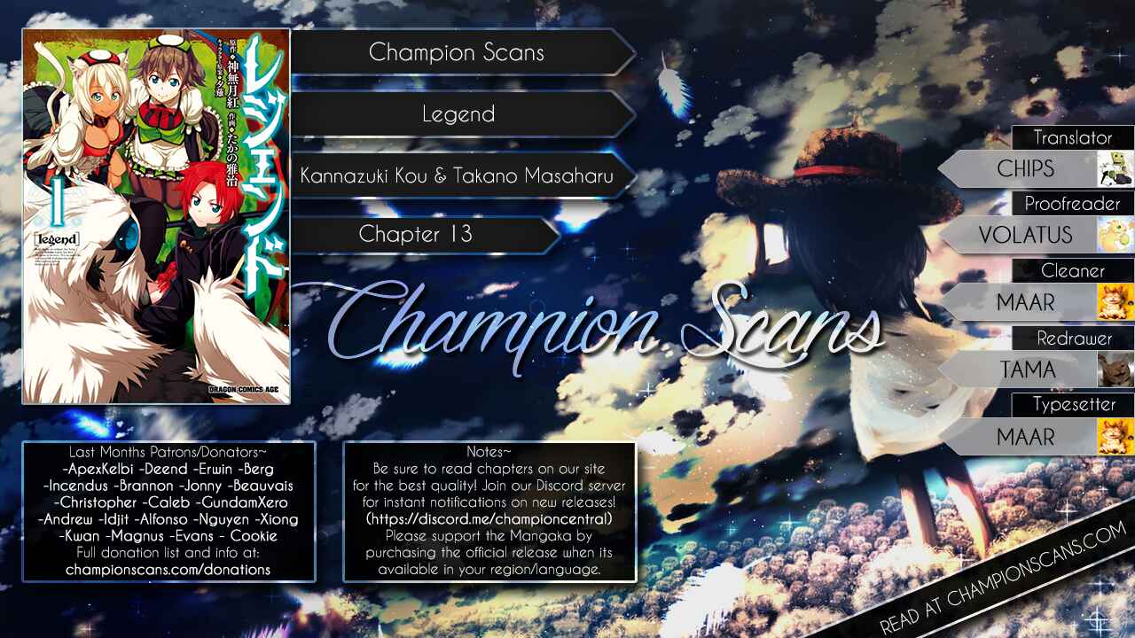 Page 1 Chapter 13 Legend
