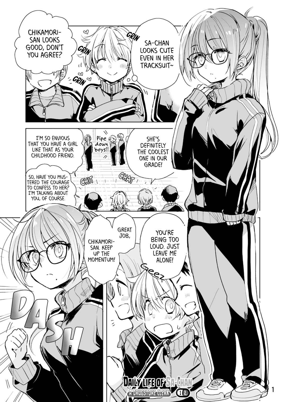 Page 1 Chapter 12 Drug Store Tenin Sacchan no Nichijou