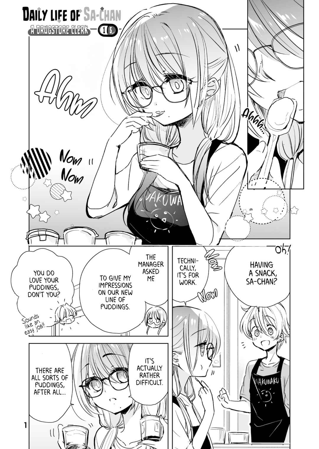 Page 1 Chapter 15 Drug Store Tenin Sacchan no Nichijou