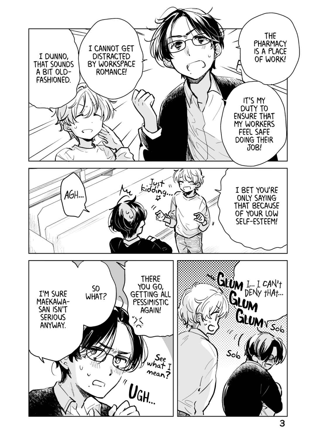 Page 3 Chapter 42 Drug Store Tenin Sacchan no Nichijou