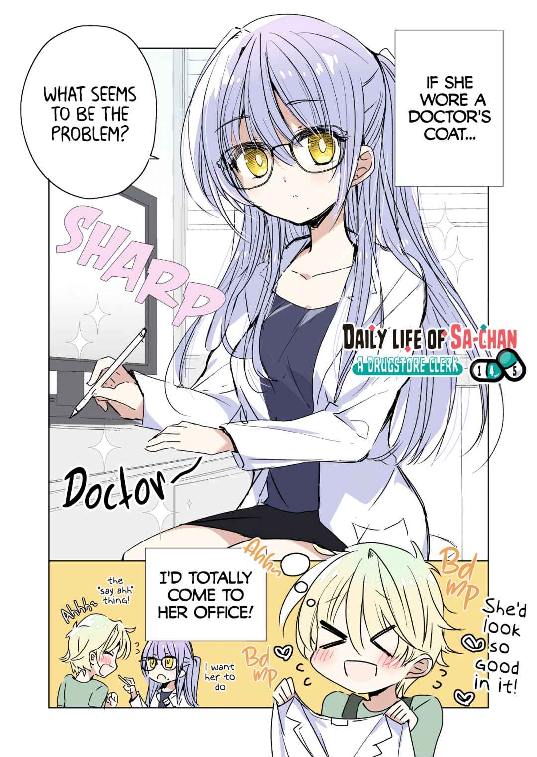 Page 1 Chapter 14.5 Drug Store Tenin Sacchan no Nichijou