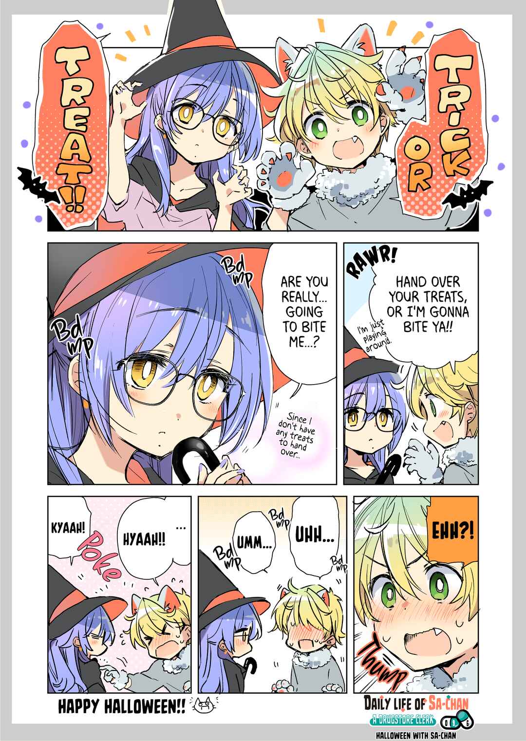 Page 1 Chapter 9.6 Drug Store Tenin Sacchan no Nichijou