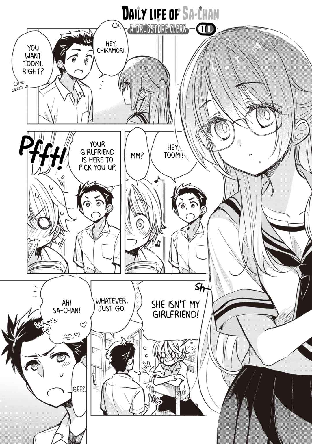 Page 3 Chapter 18 Drug Store Tenin Sacchan no Nichijou