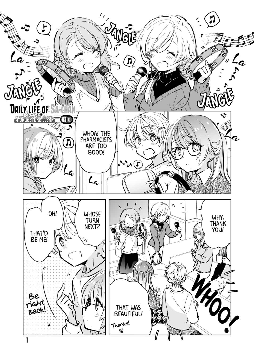 Page 1 Chapter 38 Drug Store Tenin Sacchan no Nichijou