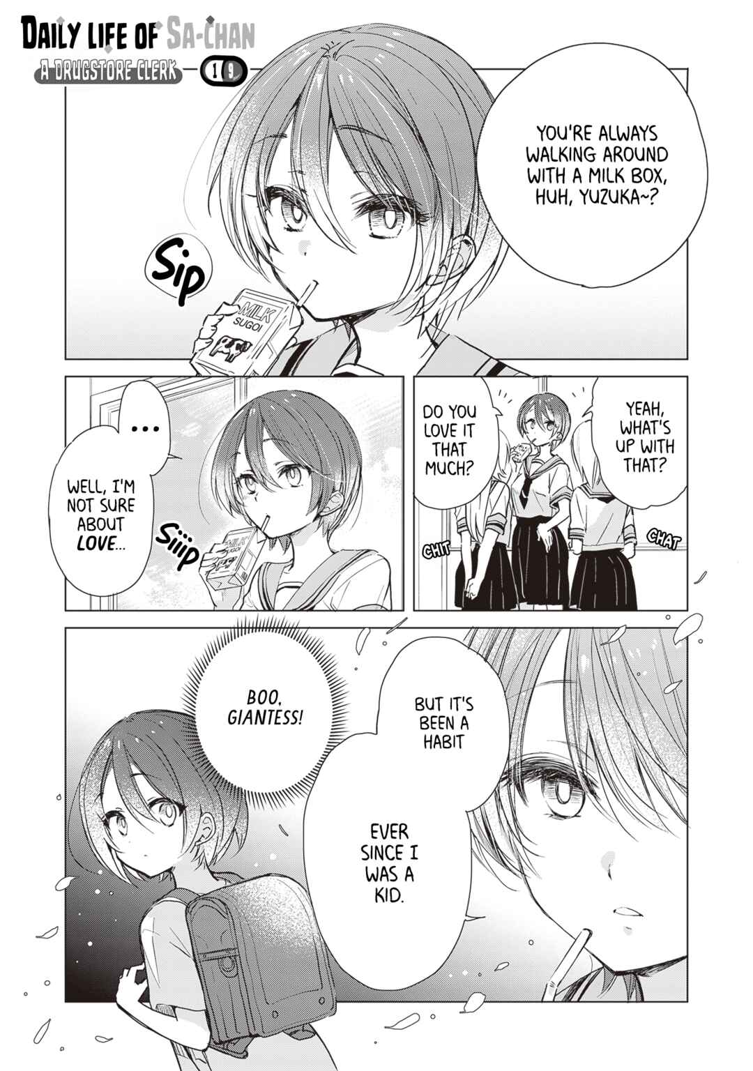 Page 1 Chapter 19 Drug Store Tenin Sacchan no Nichijou