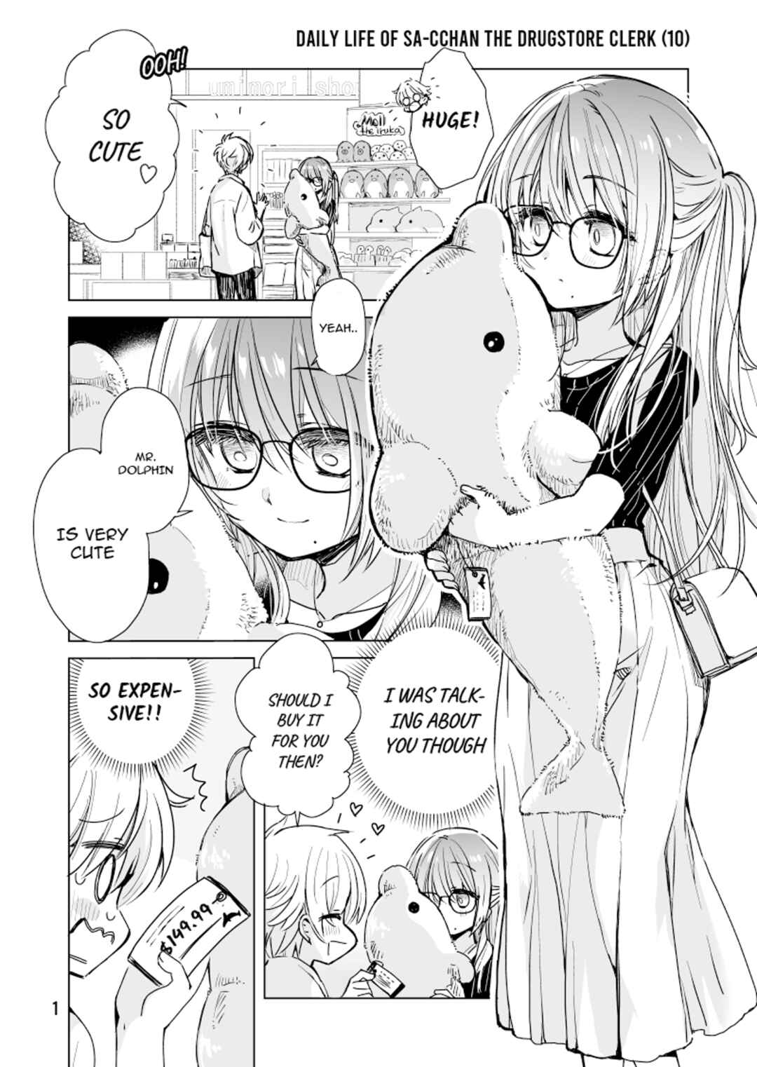 Page 1 Chapter 10 Drug Store Tenin Sacchan no Nichijou