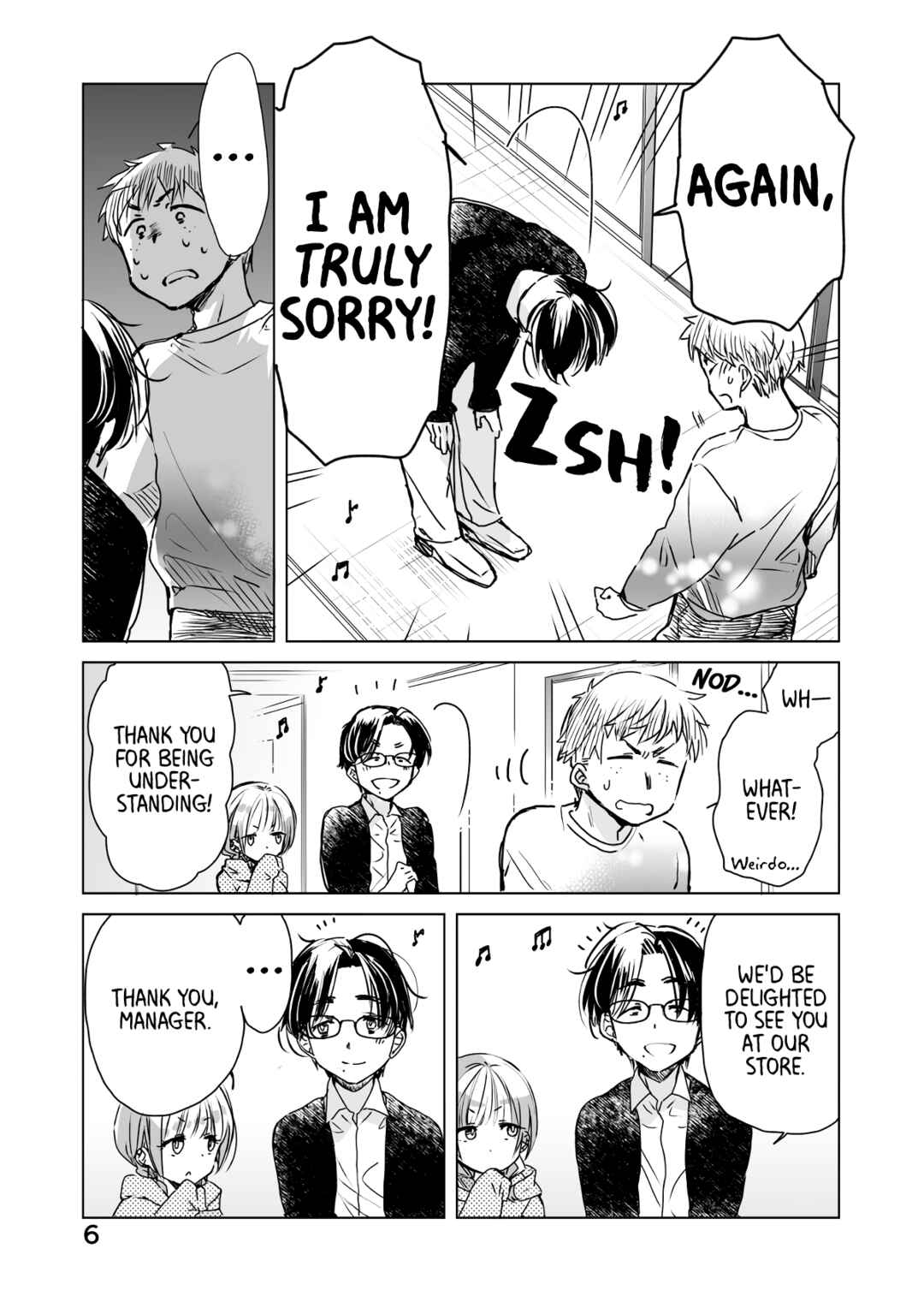 Page 6 Chapter 40 Drug Store Tenin Sacchan no Nichijou
