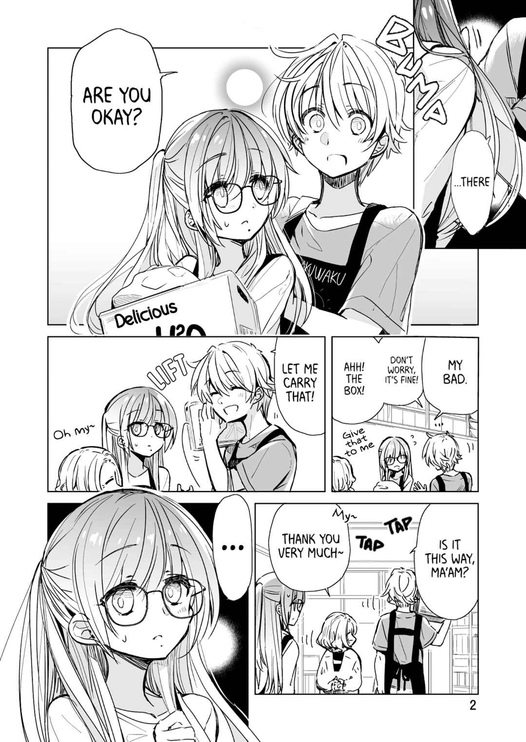Page 2 Chapter 11 Drug Store Tenin Sacchan no Nichijou