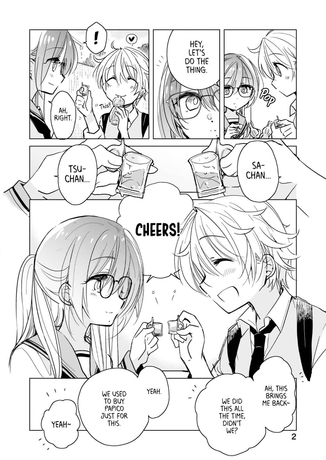 Page 2 Chapter 17 Drug Store Tenin Sacchan no Nichijou