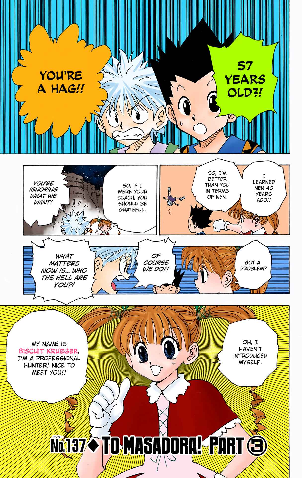 Page 1 Chapter 137 HUNTER x HUNTER (Official Colored)