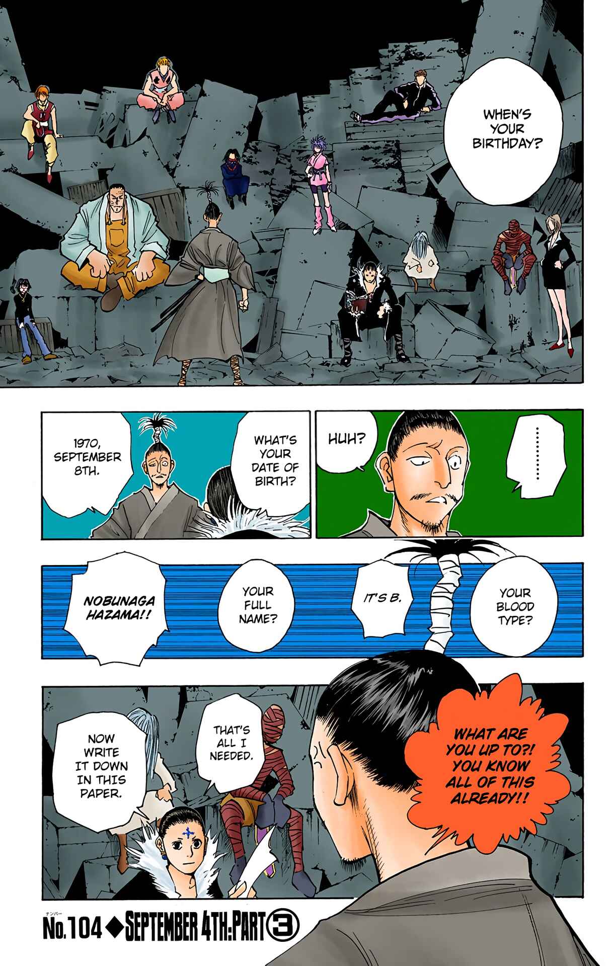Page 5 Chapter 104 HUNTER x HUNTER (Official Colored)