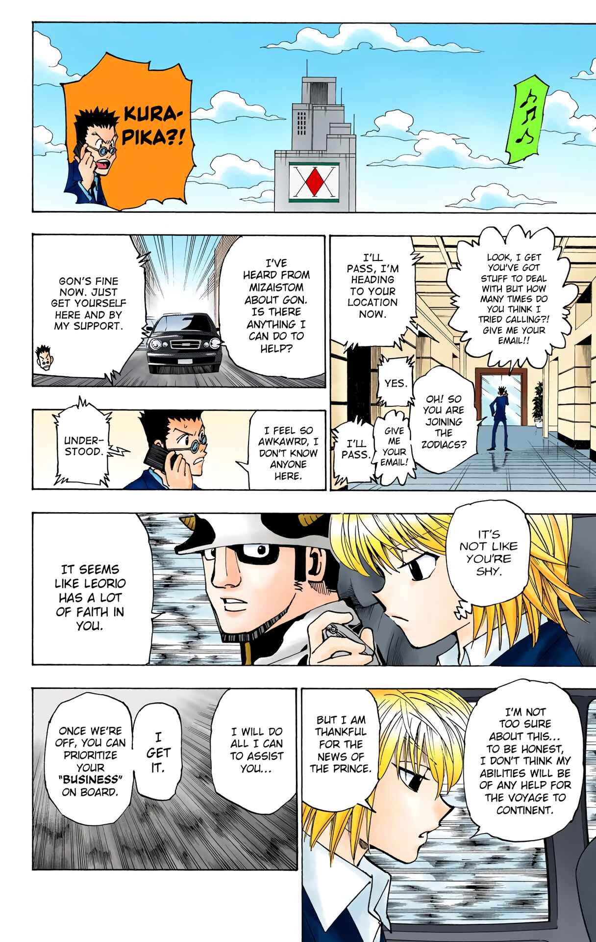Page 9 Chapter 344 HUNTER x HUNTER (Official Colored)